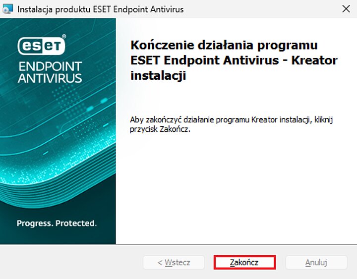 Instalator programu ESET Endpoint