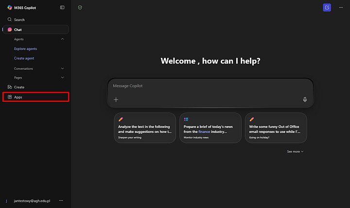Microsoft 365 suite - web version