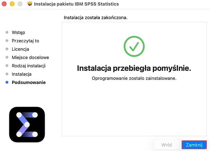 Instalator programu IBM SPSS