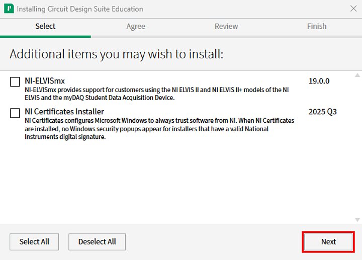 Instalator programu Multisim
