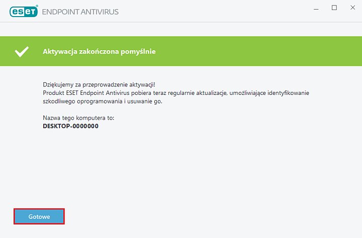 Instalator programu ESET Endpoint