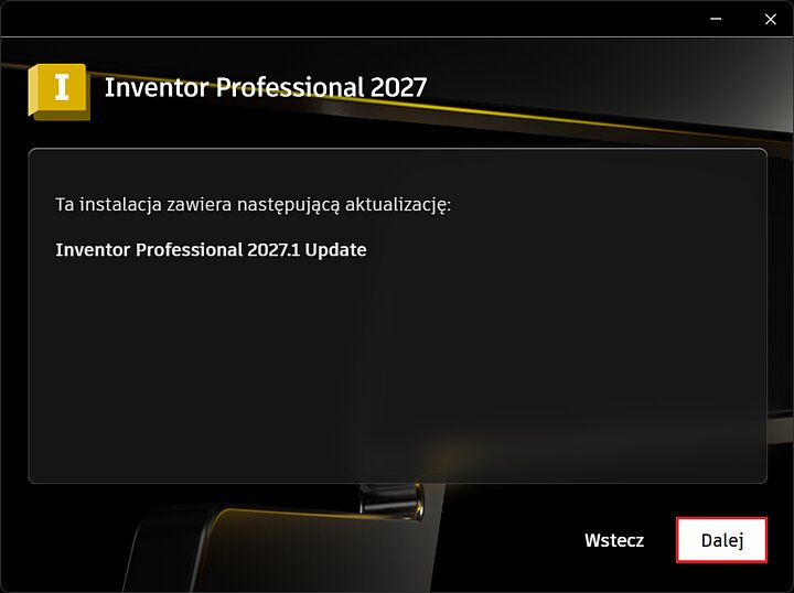 Instalator programu Inventor