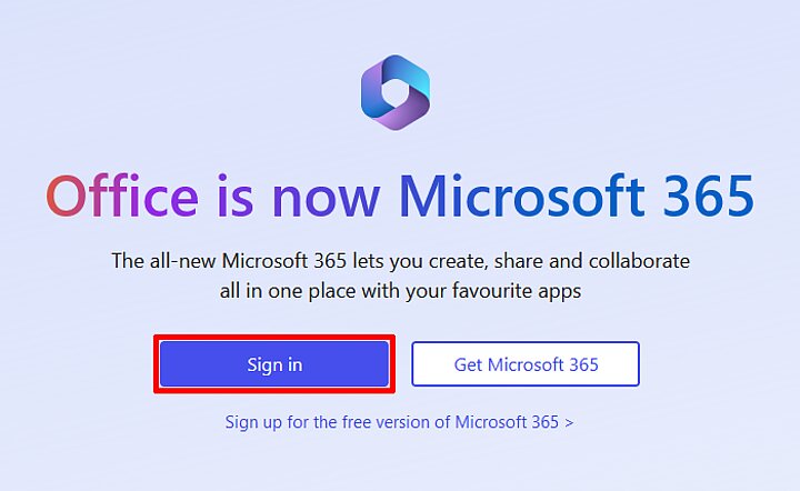 Microsoft 365 Home Page