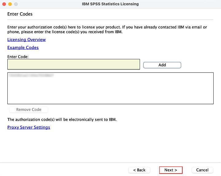 IBM SPSS installer