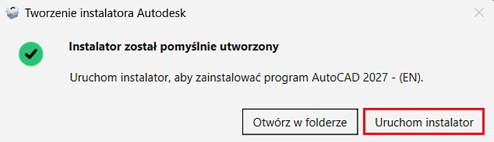 Instalator programu AutoCAD