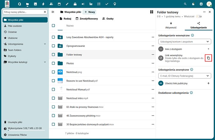 Proces udostępniania