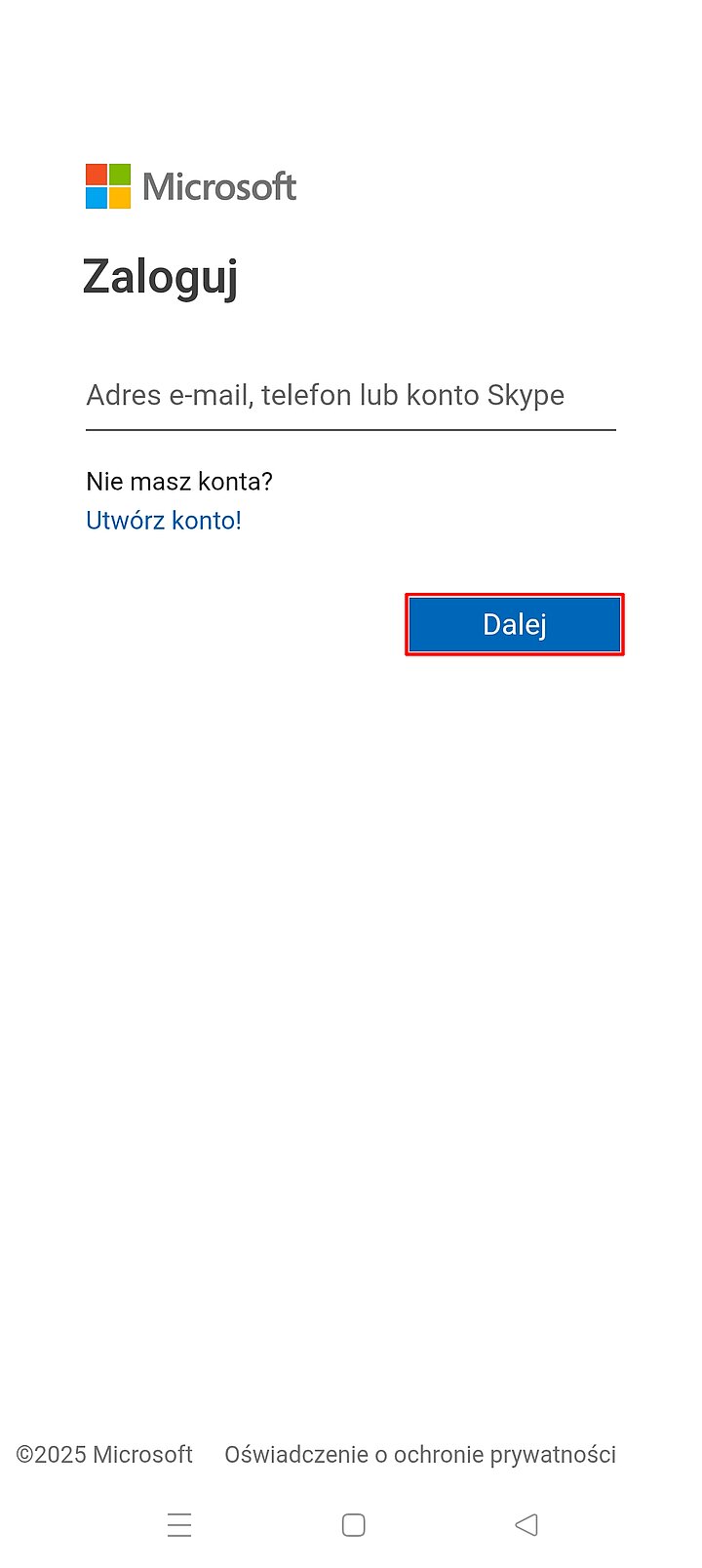 Instalacja aplikacji mobilnej Microsoft 365 Copilot