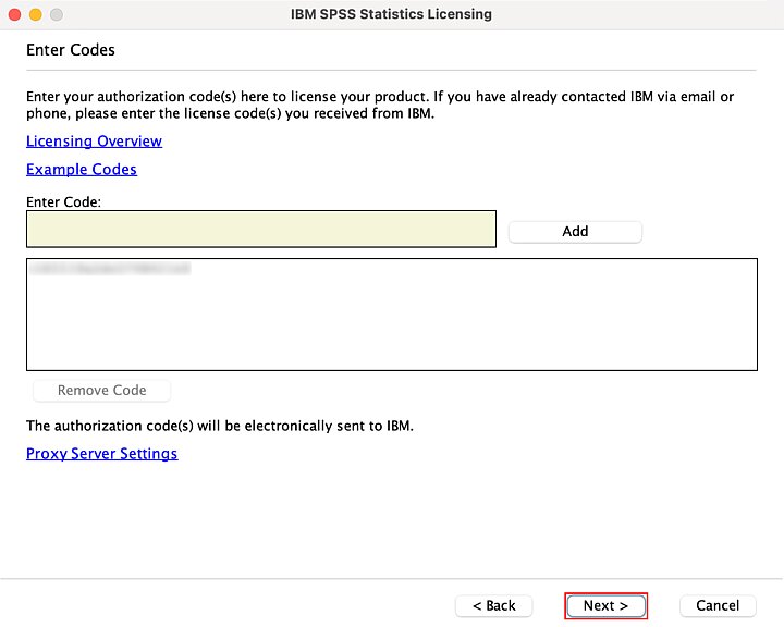 Instalator programu IBM SPSS