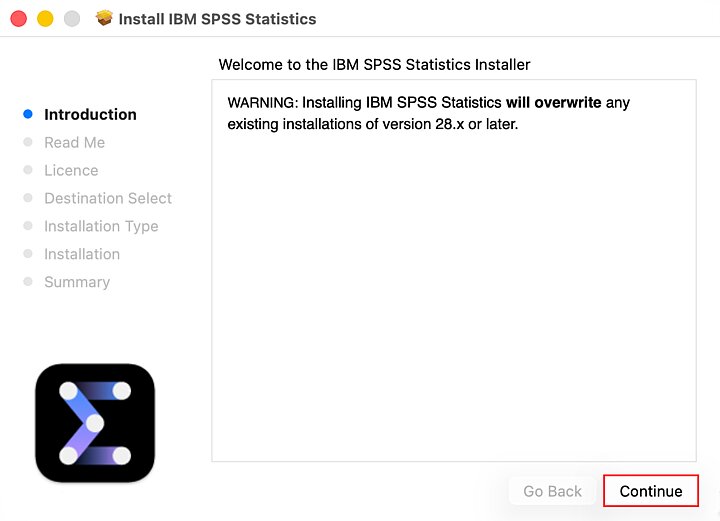 IBM SPSS installer