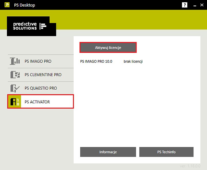 Instalator programu PS IMAGO PRO