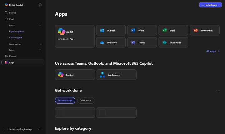 Microsoft 365 suite - web version