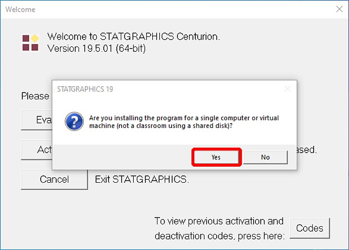 Statgraphics installer