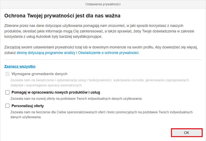 Instalator programu AutoCAD