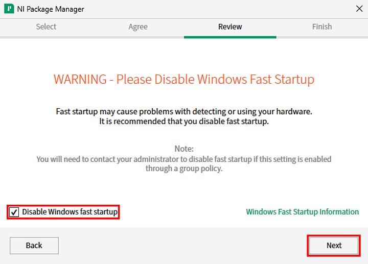 Instalator programu LabVIEW