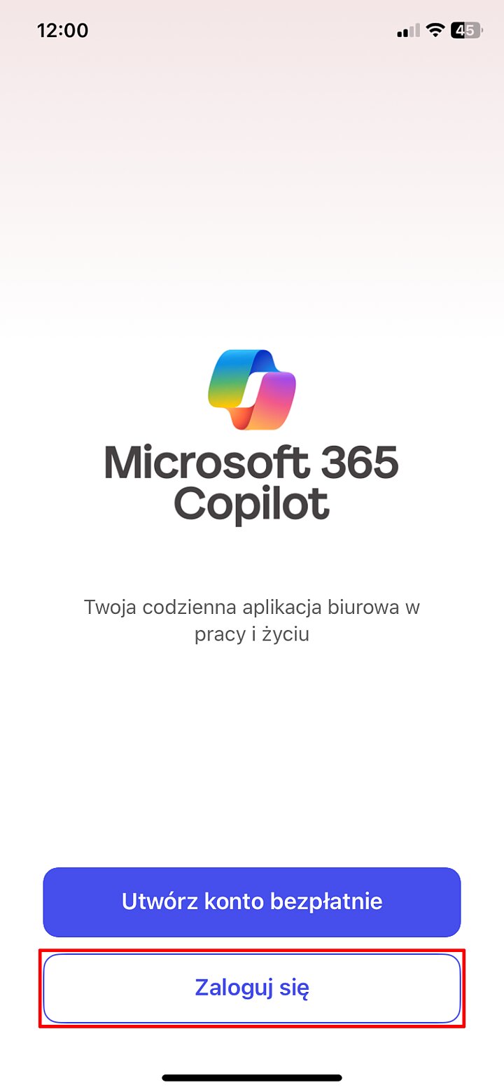 Instalacja aplikacji mobilnej Microsoft 365 Copilot
