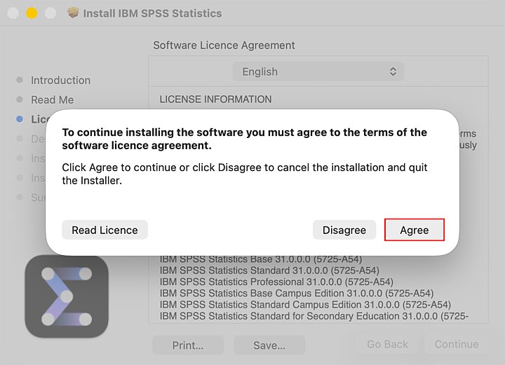 IBM SPSS installer