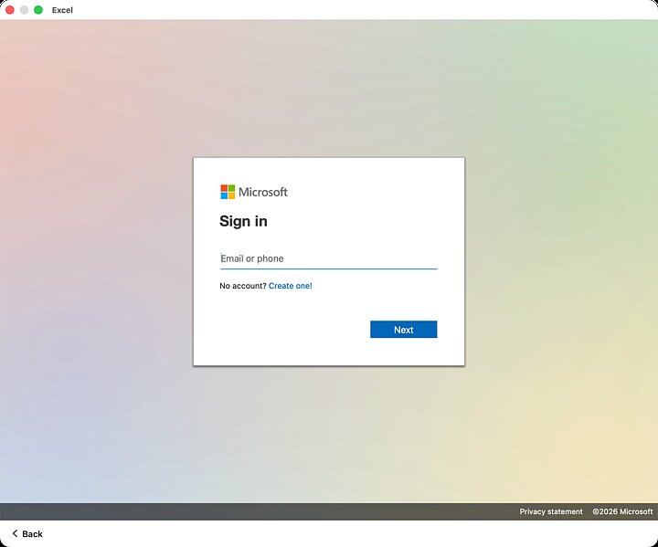 Microsoft 365 installation on maCOS