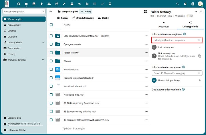 Proces udostępniania
