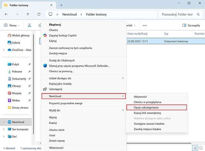 Proces udostępniania