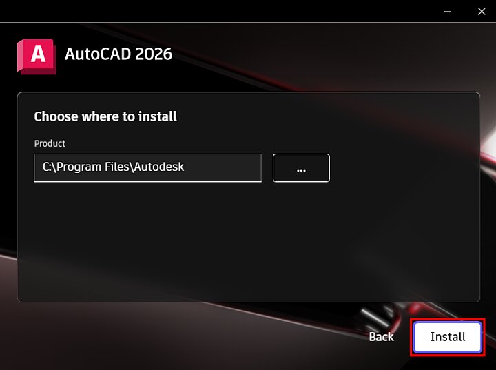 AutoCAD installer