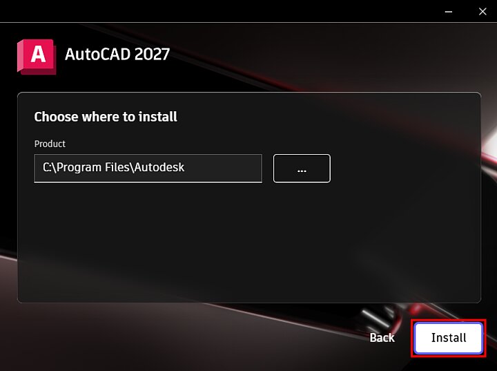 AutoCAD installer