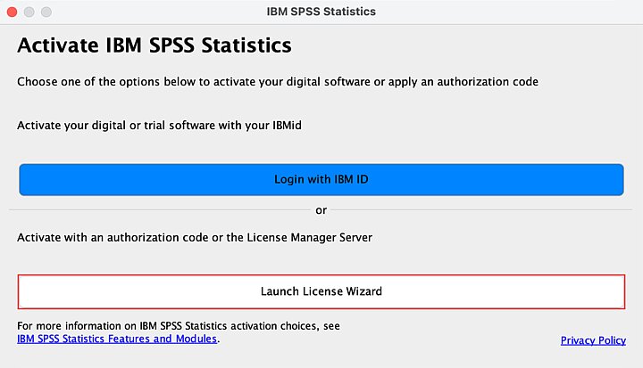 IBM SPSS installer