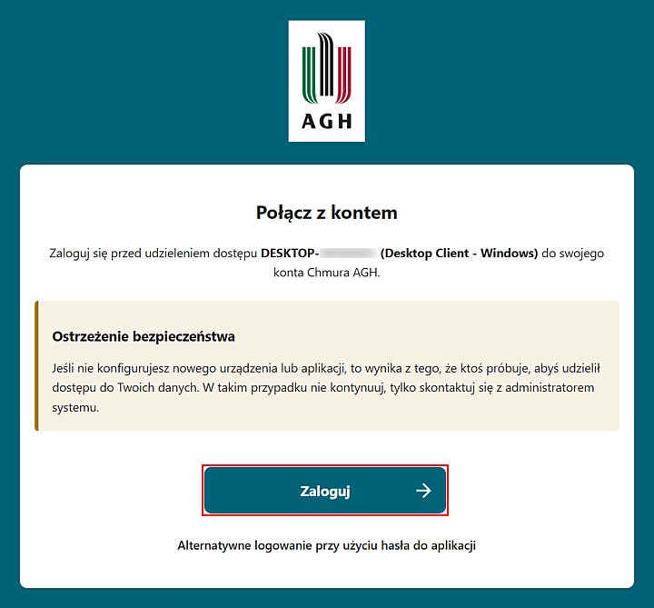 Logowanie do aplikacji