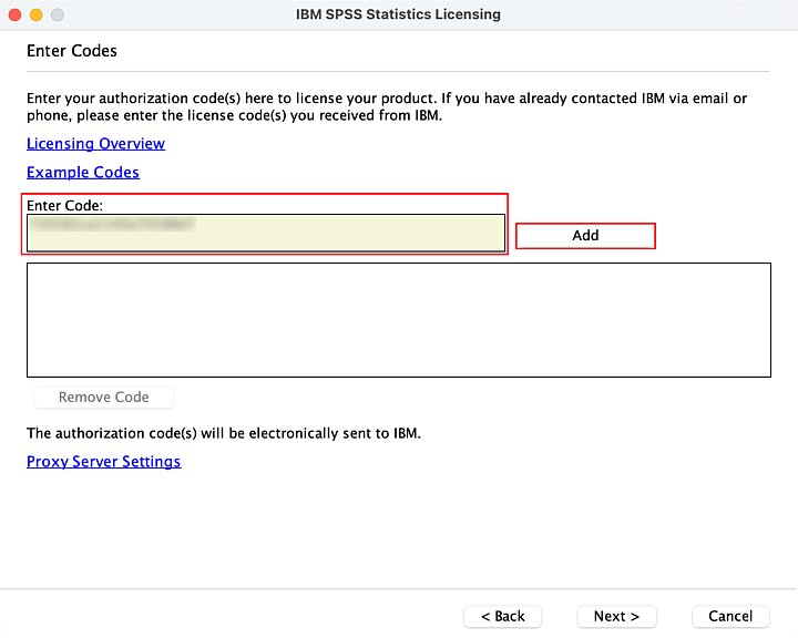IBM SPSS installer