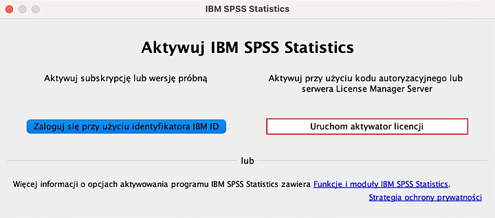 Instalator programu IBM SPSS