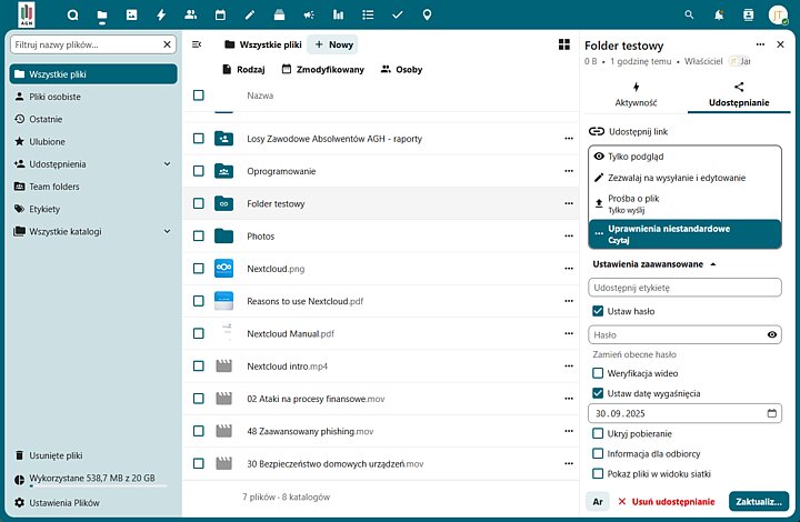Proces udostępniania