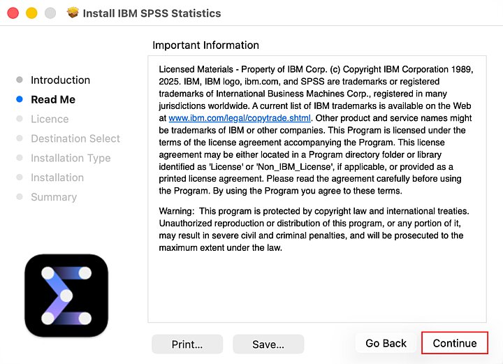 IBM SPSS installer
