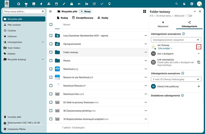 Proces udostępniania