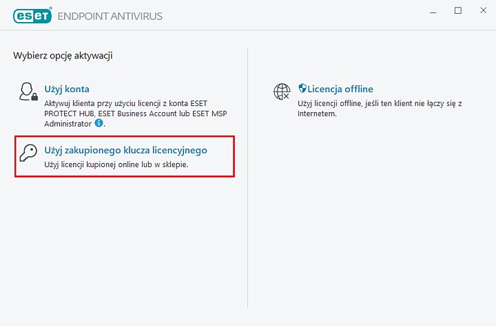 Instalator programu ESET Endpoint