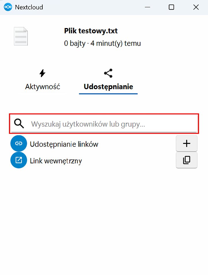 Proces udostępniania