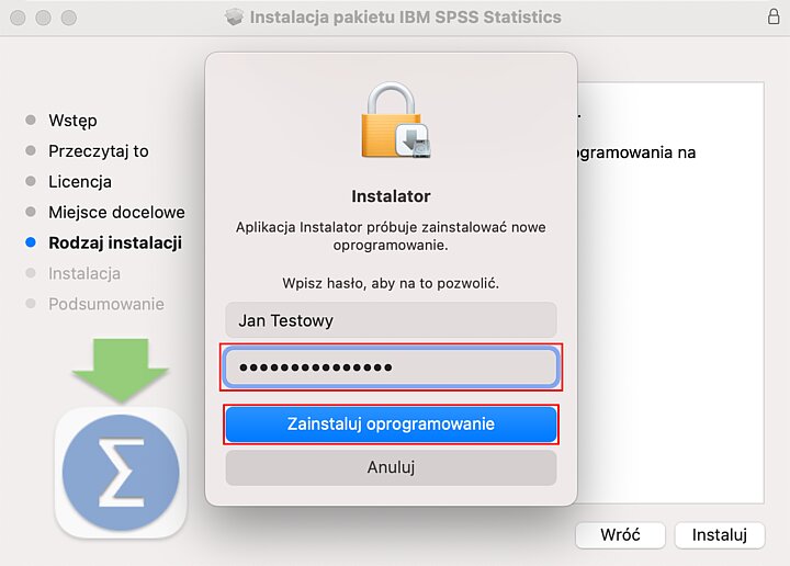 Instalator programu IBM SPSS