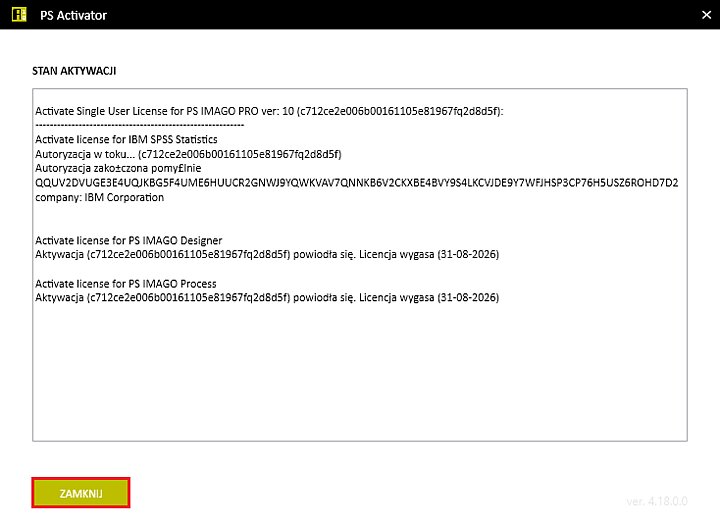 Instalator programu PS IMAGO PRO