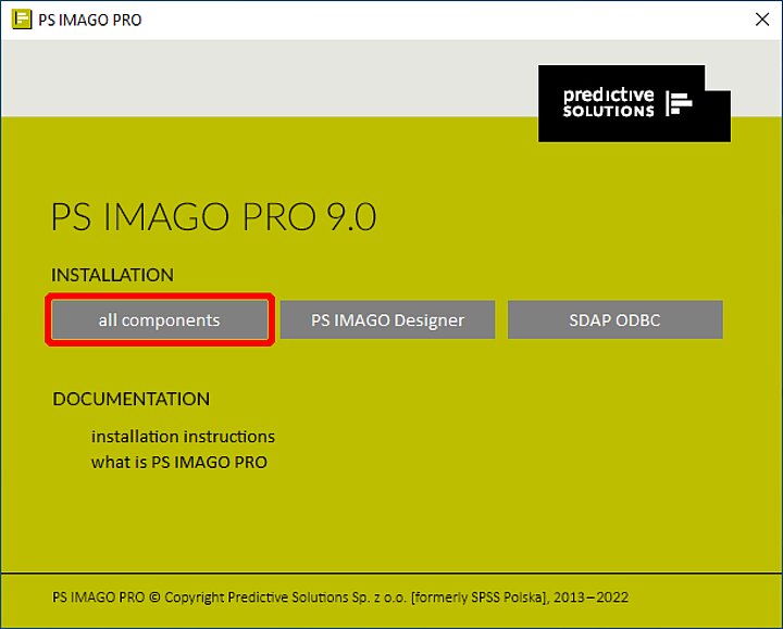 PS IMAGO PRO installer