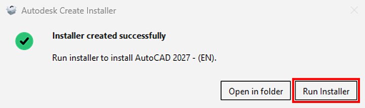 AutoCAD install window