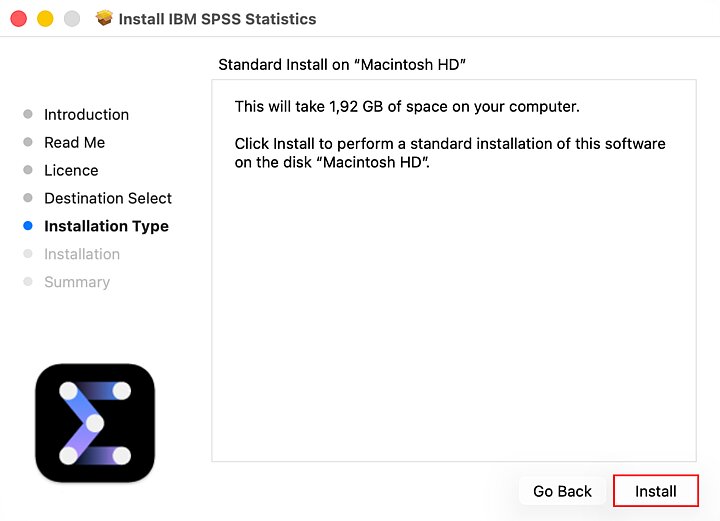 IBM SPSS installer