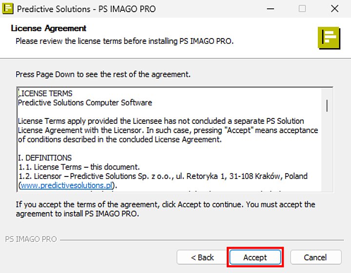PS IMAGO PRO installer