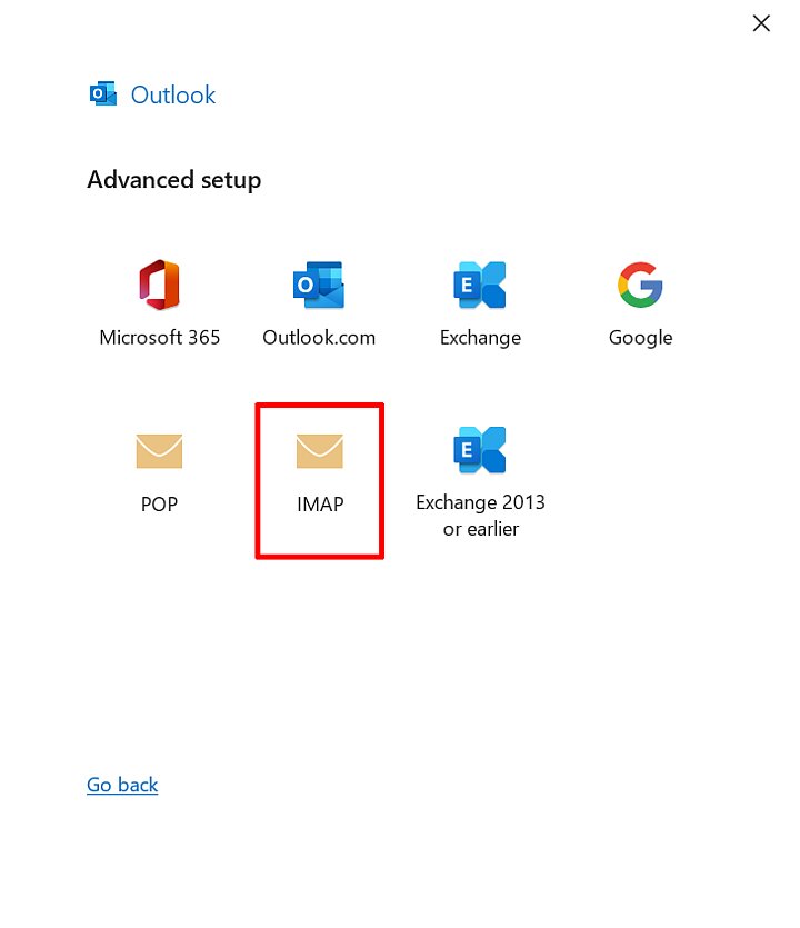 Outlook setup