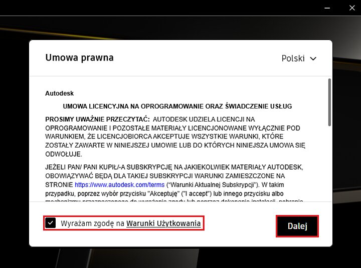 Instalator programu Inventor