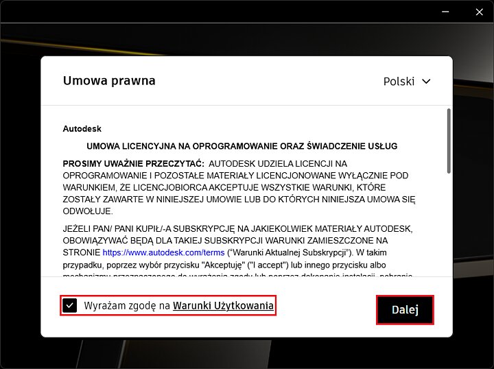 Instalator programu Inventor