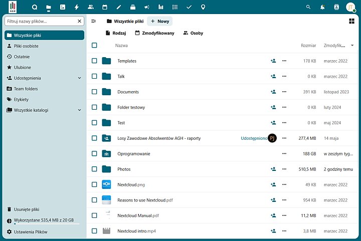 Strona główna Chmury AGH