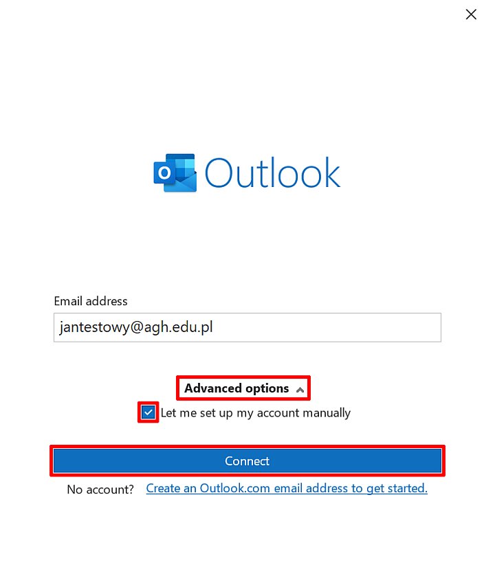 Outlook setup